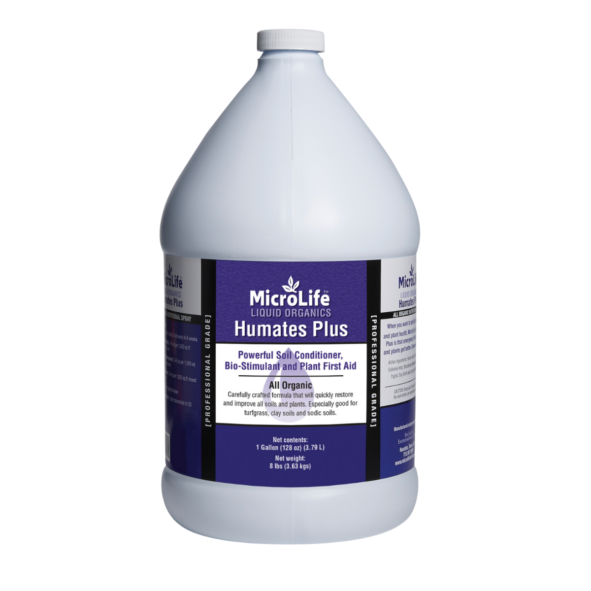 organic liquid fertilizer MicroLife Liquid Humates Plus, 1 gal