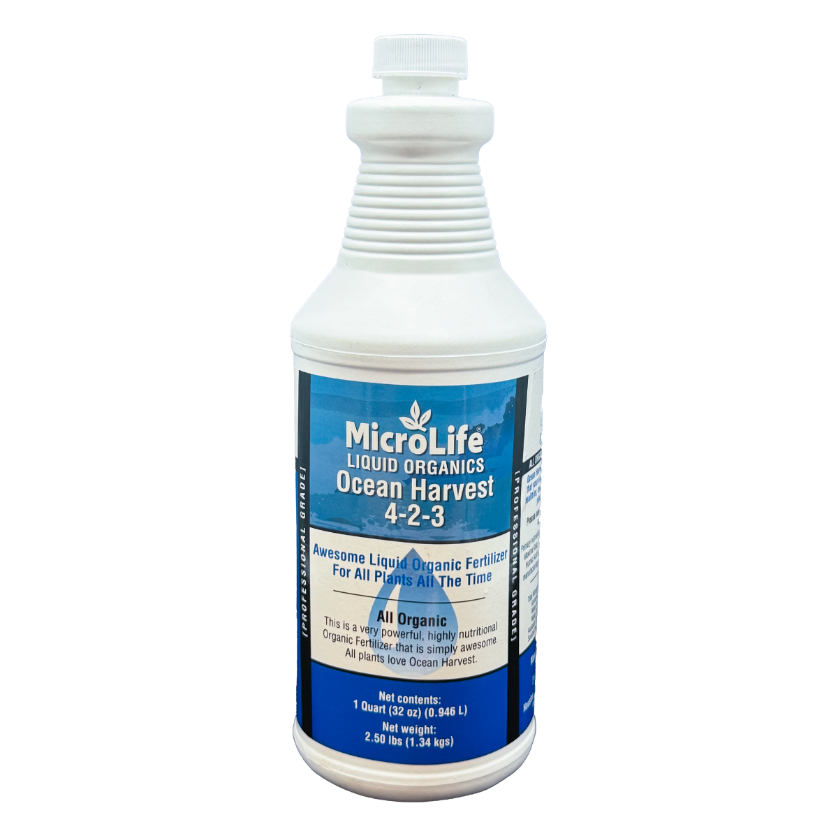 organic liquid fertilizer for plants MicroLife Ocean Harvest 4-2-3