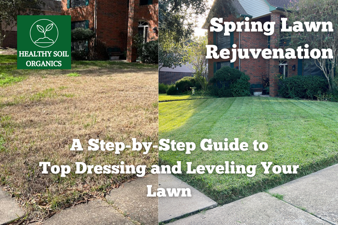 Spring Lawn Rejuvenation: A Step-by-Step Guide to Top Dressing and Levling Your Lawn