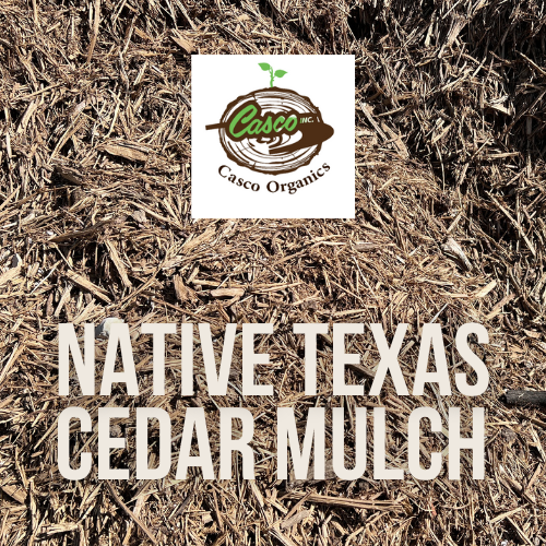 Casco Organics Native Texas Cedar Mulch - 1 Cubic Yard