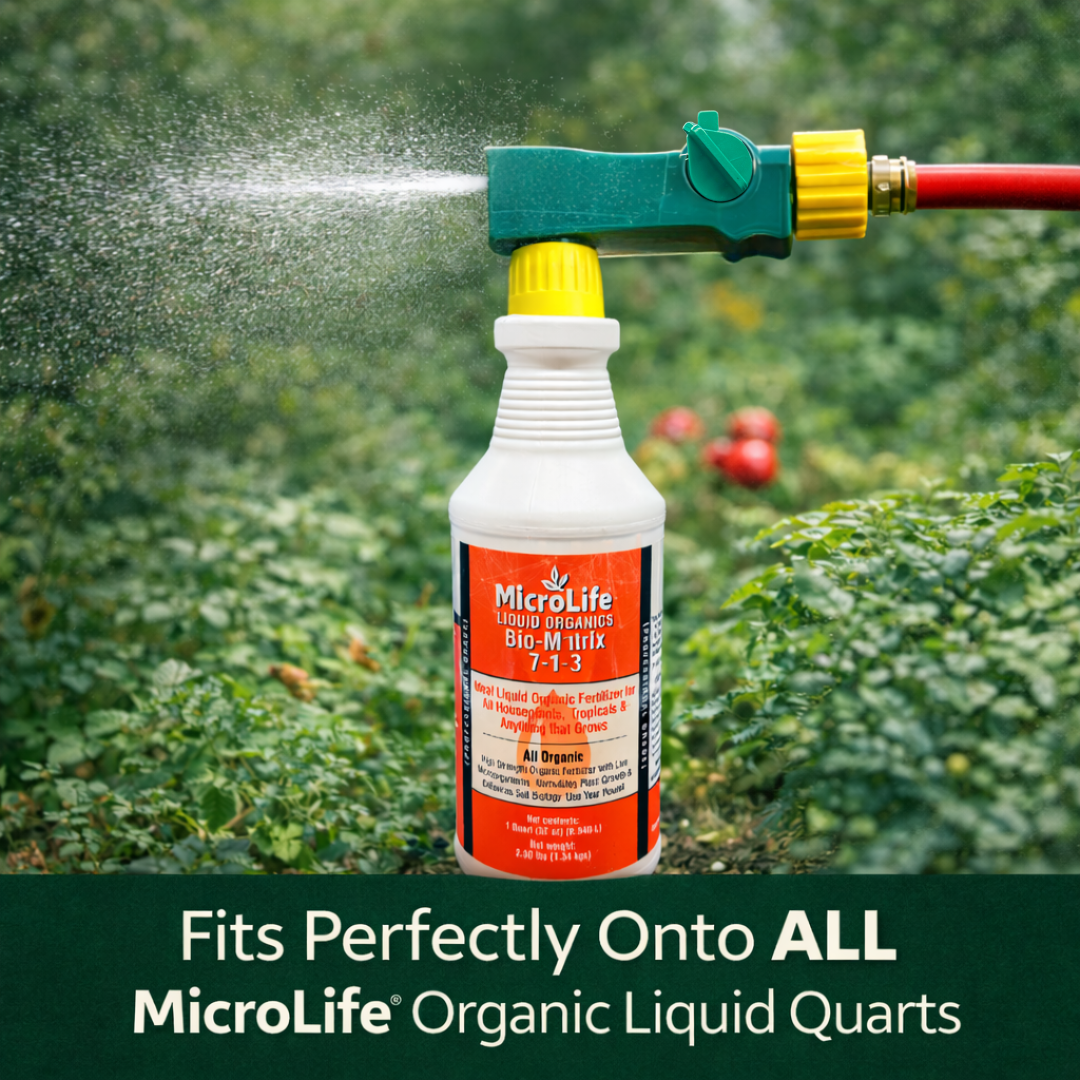 garden hose sprayer mixer Healthy Soil Organics™ MicroLife Quart Hose-End Sprayer (80:1 Dilution)