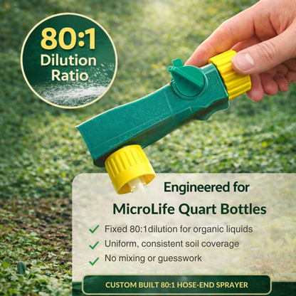 Healthy Soil Organics™ MicroLife Quart Hose-End Sprayer (80:1 Dilution)