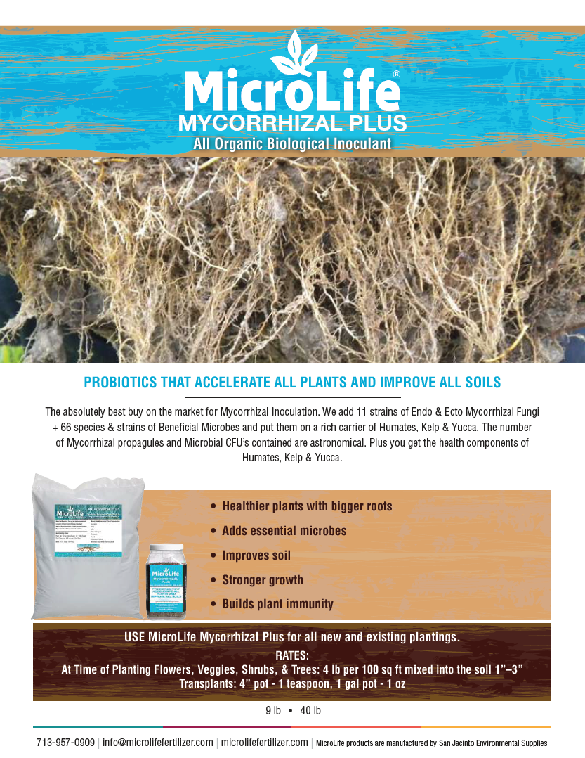 MicroLife Mycorrhizal Plus | 40 LB Bag