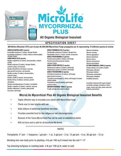 MicroLife Mycorrhizal Plus | 40 LB Bag
