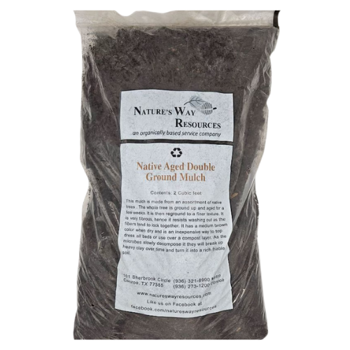 Nature's Way Resources Native Double Ground Mulch | 40 LB Bag