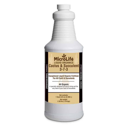 natural pesticide for succulents MicroLife Fertilizer - Cactus & Succulent 3-7-3