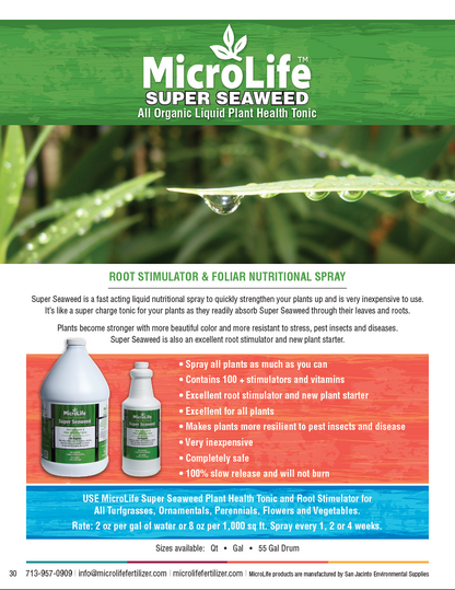 MicroLife Super Seaweed 0-0-0.3 | 1 Gallon