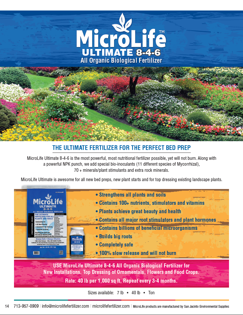 best fertilizer for newly planted shrubs MicroLife Fertilizer