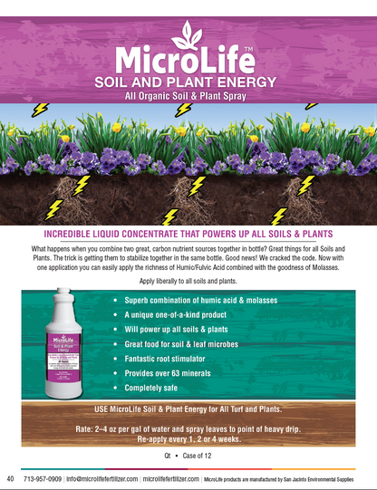 MicroLife Soil & Plant Energy | 1 Quart